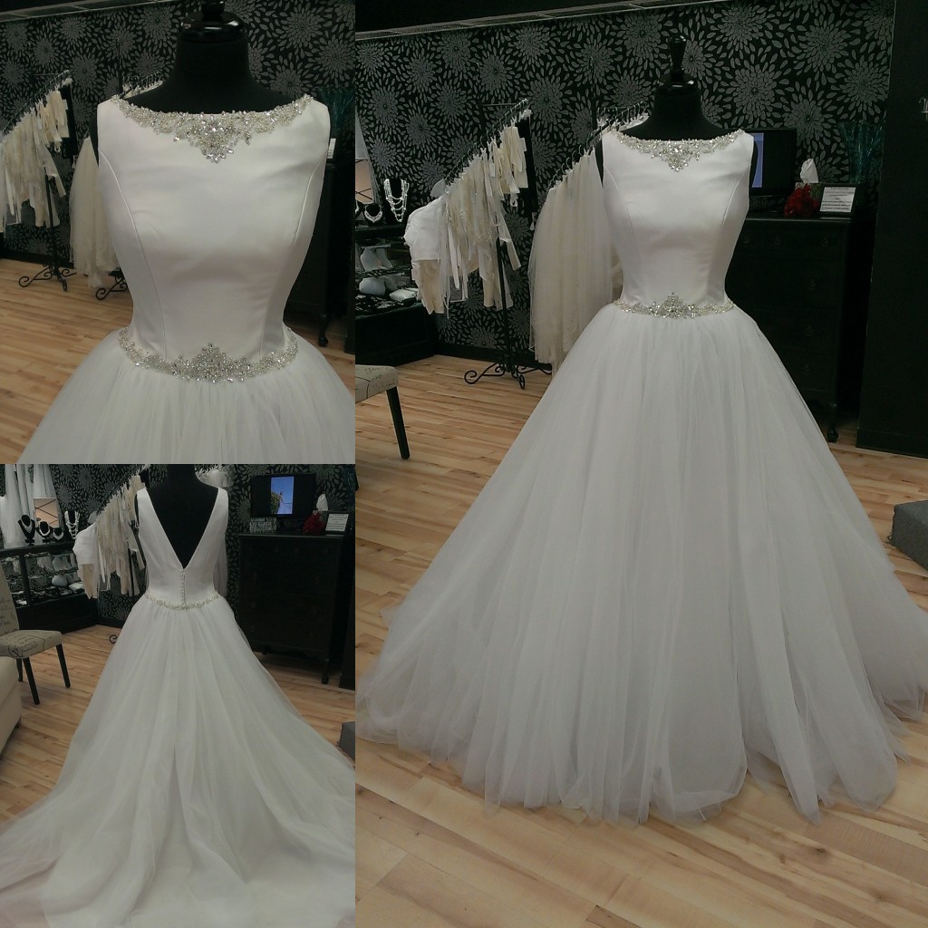 White Wedding Dress, Elegant Wedding Dress, 2023 Wedding Dresses, Rhinestone Wedding Dress, Soft Tulle Wedding Dress, Wedding Dress, Wedding