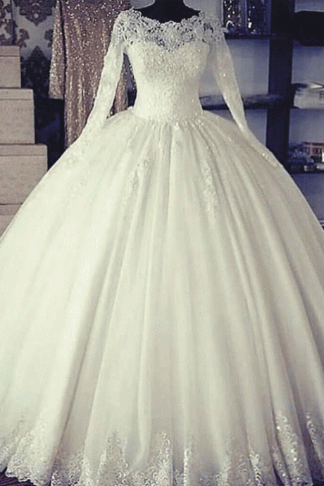 Boho Wedding Dress, Lace Applique Wedding Dress, Beaded Wedding Dress, Princess Wedding Dress, Wedding Ball Gown, Vestido De Novia, Robe De