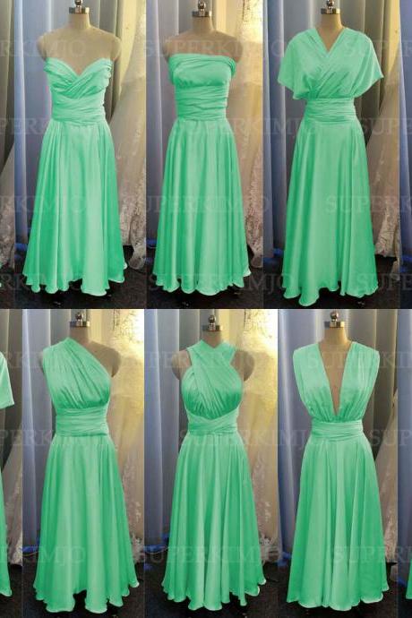 Mint Green Bridesmaid Dresses, Long Bridesmaid Dresses, 2022 Wedding Party Dress, Mint Bridesmaid Dresses, Infinite Bridesmaid Dresses,