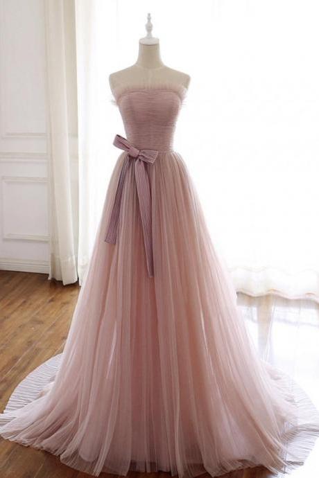 tulle prom dresses, a line prom dresses, simple prom dress, prom dresses long, 2022 prom dress, cheap prom dresses, prom dresses 2023, prom gown, vestidos de fiesta, pink prom dress, women fashion 