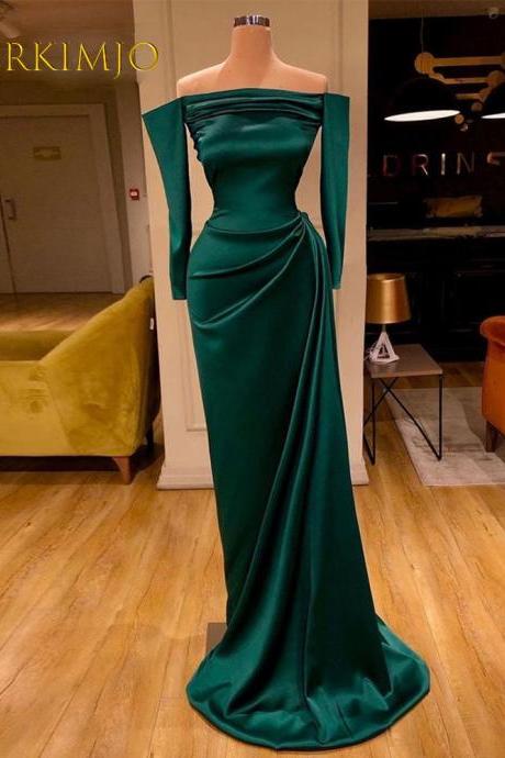 Green Evening Dresses, Simple Evening Dress, Formal Party Dresses, Elegant Evening Dress, Vestidos De Fiesta De Longo, Satin Dress, Formal