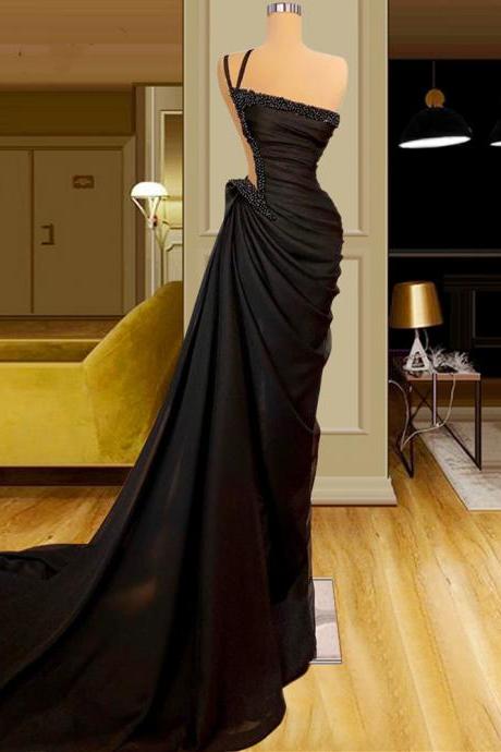Black Evening Dress, Beaded Evening Dresses, Vestidos De Fiesta, Luxury Evening Dresses For Women 2023, Elegant Evening Dress, Formal Occasion