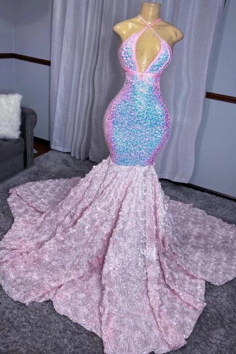 Pink Prom Dresses, Fashion Prom Dresses, Glitter Prom Dress, Abendkleider 2023, Mermaid Prom Dresses, Vestidos De Fiesta, 2024 Prom Dresses,