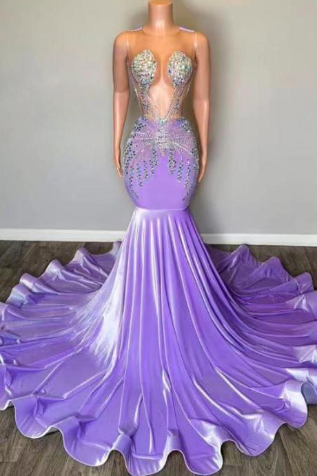Diamond Prom Dresses, Luxury Prom Dresses, Purple Prom Dresses, Vestidos De Noche, Beaded Prom Dresses, Vestidos De Gala, Formal Occasion