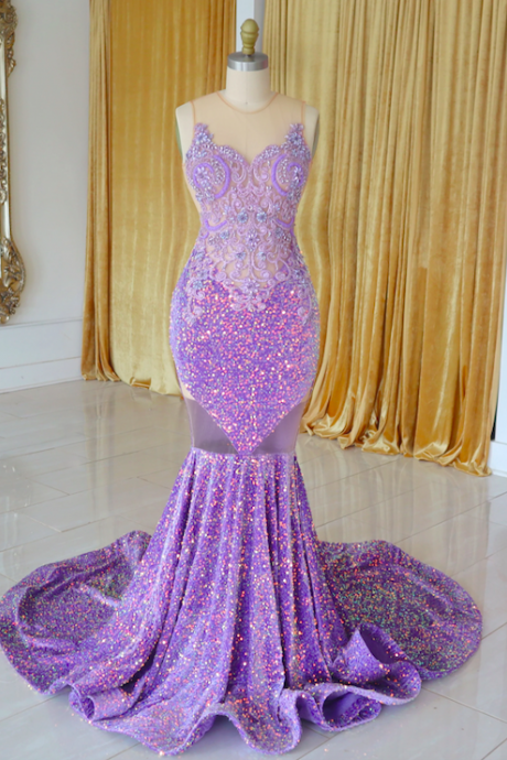 Purple Prom Dresses, Vestidos De Fiesta, Formal Occasion Dresses, Lace Applique Prom Dresses, Luxury Birthday Party Dresses, Fashion Party