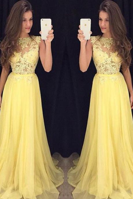yellow long gown for wedding