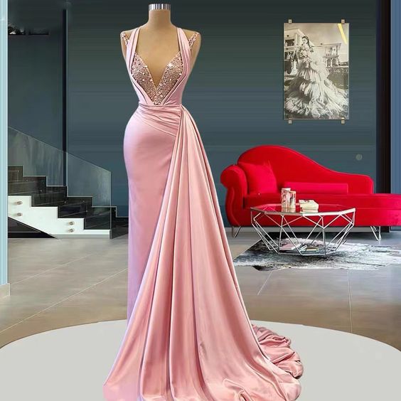 pink prom dresses, sparkly prom dresses, abendkleider, vestidos de noche, elegant prom dresses, prom dresses long, modest prom dresses, women fashion, evening dresses for women, robe de soiree 