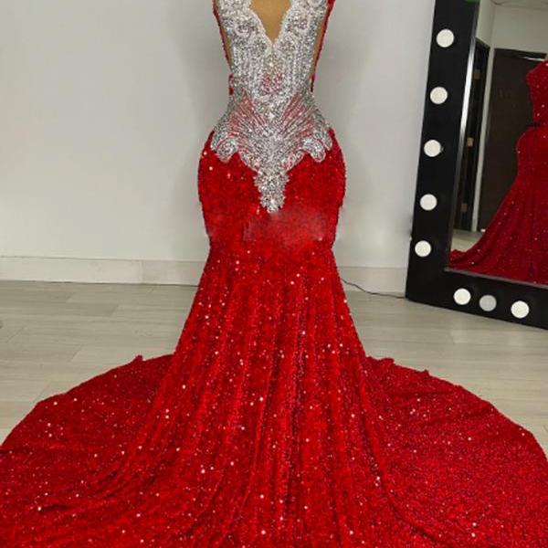 Plus Size Midnight Blue Princess Prom Dress Gowns