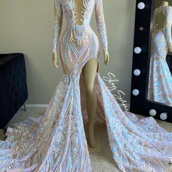 Red Prom Dresses, Crystals Prom Dresses, Elegant Second Reception